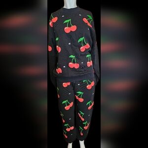 💙 16. Melody Ehsani Women's Size Small Cherry Sweatsuit Set
